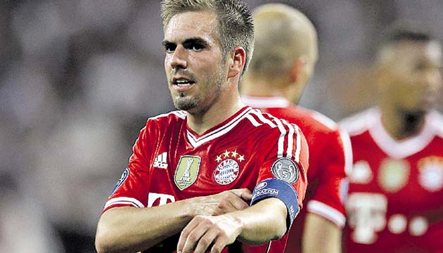Philipp Lahm, capitán del Bayern, busca su segunda Champions.(AP)