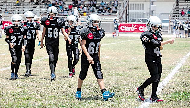 Brader Raiders. Los actuales monarcas de la categoría mini aseguran estar preparados para revalidar su título y que jugarán cada partido como si de una final se tratara, además, están mentalizados de que tienen buenos rivales.