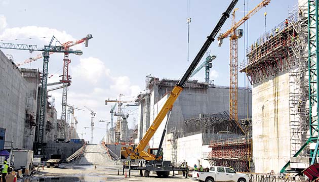 Los trabajos de ampliación del Canal han sido afectados nuevamente.(ARCHIVO)