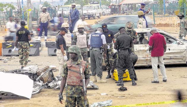 La Policía de Nigeria investiga una serie de explosiones en Abuya.(EFE)