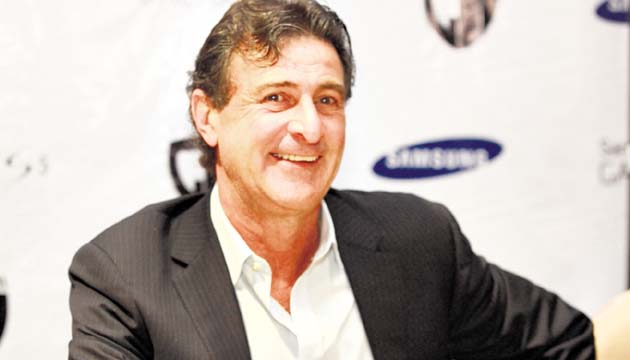 Mario Kempes conversó con la prensa panameña.(Anayansi Gamez)
