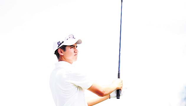 Marcos Cabarcos. La juventud no será impedimento para que el chico vuelva a jugar al lado de golfistas de gran recorrido. Este año participó en el Panamá Claro Championship por primera vez.(Anayansi Gamez)