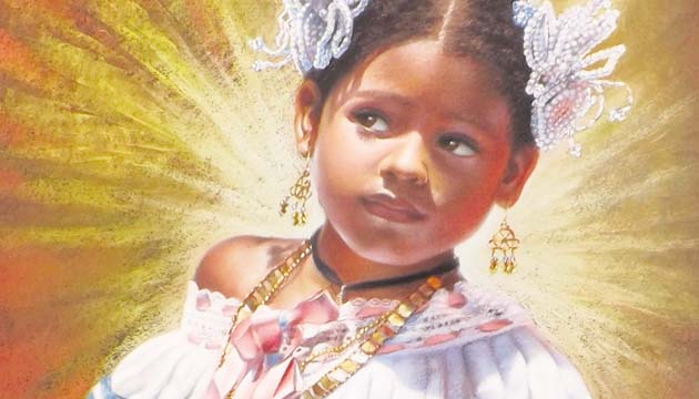 Este bello retrato lo tituló “De cadenita chata y pelo cuscú”.( Archivo.)