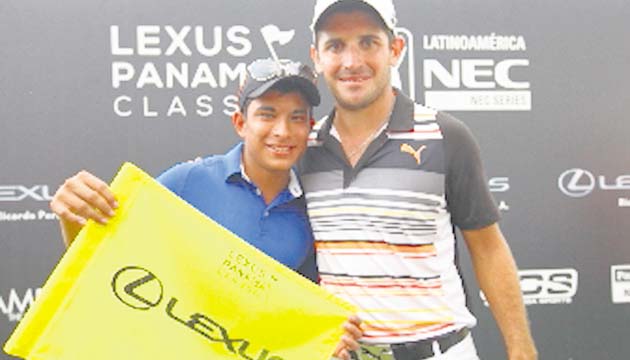 ‘Caddie’ istmeño vivió una grata experiencia junto al campeón