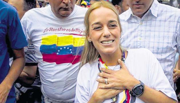 Esposa de Leopoldo López se reunió con el papa