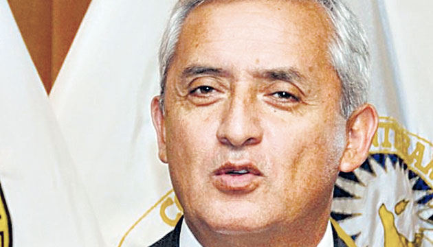 Presidente de Guatemala Otto Pérez Molina.()