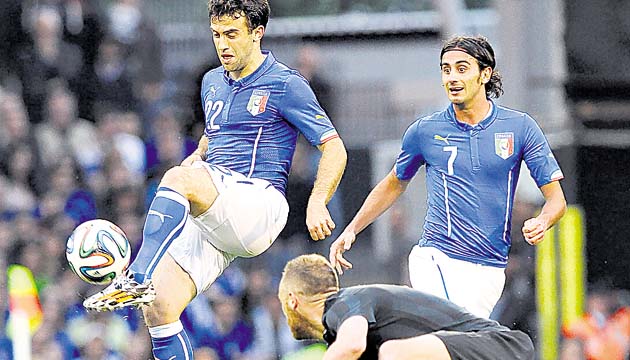 Giuseppe Rossi enfrentó a Irlanda el sábado.(AP)