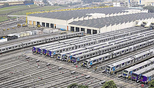 Huelga. El metro será el principal medio de transporte de los hinchas que acudirán al estadio inaugural del Mundial, el Arena Corinthians, a donde se trasladarán los aficionados con dicho transporte.