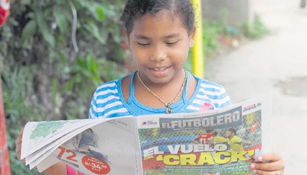 4. Los niños también se mostraban a la expectativa de la información publicada.