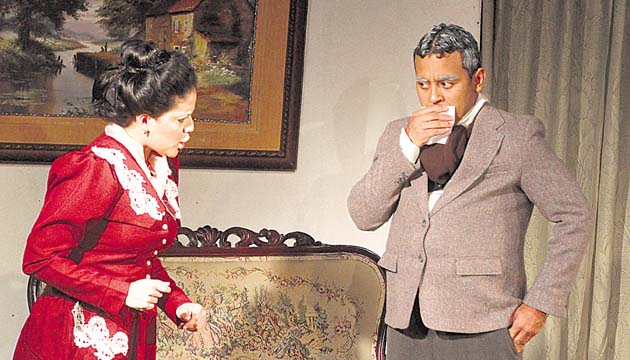 Marjorie Morales y Ricardo Urbano.