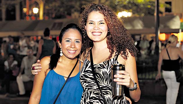 Jóvenes disfrutaron del evento.