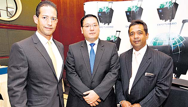 5. Darío Picans, Gustavo Wong y Víctor Pareja.