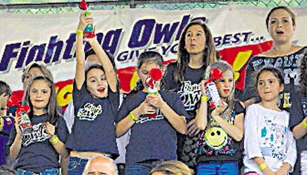 Los aficionados fueron incansables