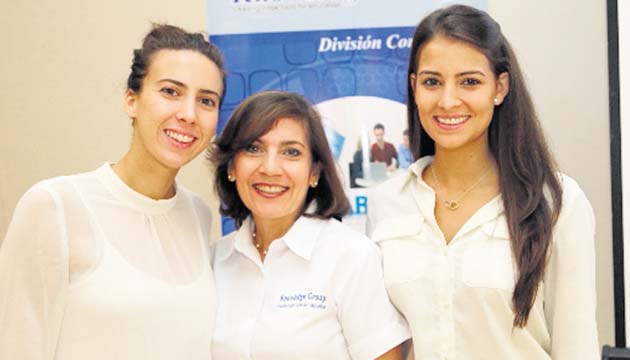 2. Ilka Barahona, Ana Lorena Fábrega y Lucija Rozic.