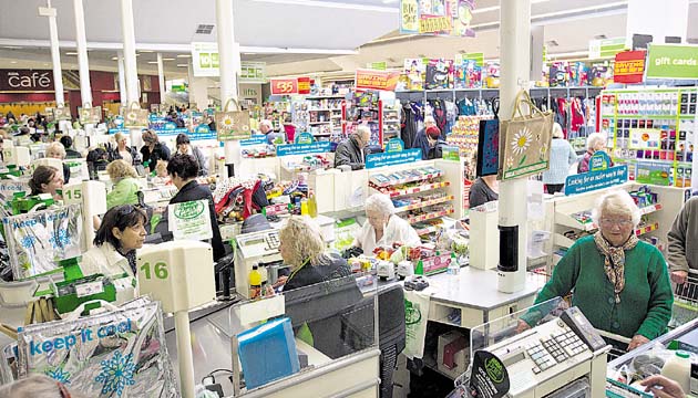 Las ventas de cadena Walt Mart avanzaron 0.8%