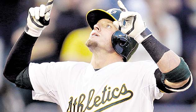 Josh Donaldson es el estelar tercera base de los Atléticos.(AP)