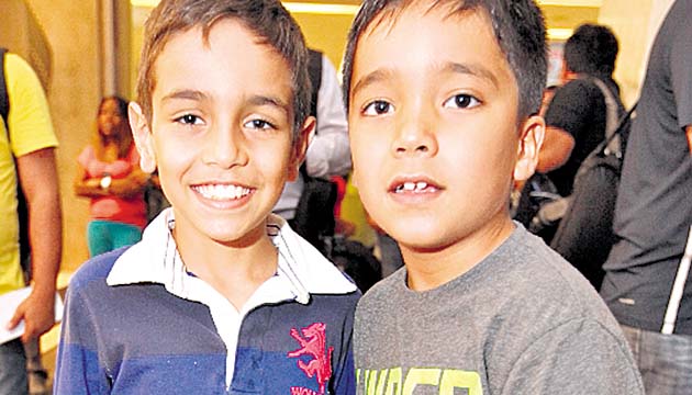 7. Mikael Munar y Alfredo Trujano.
