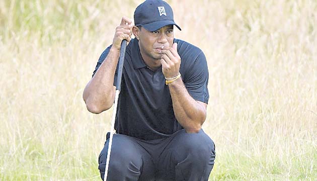 Tiger Woods. Registró una de las peores vueltas que ha tenido en un torneo grande al necesitar 77 golpes y casi queda afuera. Solo un “birdie” en el último hoyo impidió que fuese eliminado luego de dos rondas.