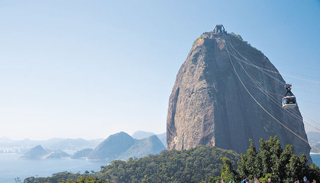 Teleférico entre Morro de Urca y Pan de Azúcar.(Carlos Ho Diéguez)