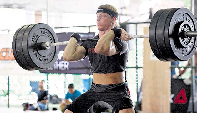 Osadía. Evan Joak, quien participó en los regionales de América Latina de los Reebok CrossFit Games, se llevó a casa el tercer puesto del evento. (Anayansi Gamez)