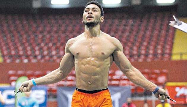Joshua Henderson Lucero estuvo cerca de conquistar el primer lugar. El perteneciente a las figuras del Box World Fitness consiguió 497 puntos.(Anayansi Gamez)