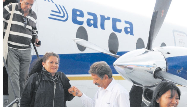 Grupo de víctimas de la guerrilla