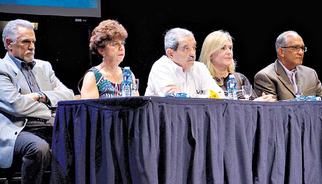 Juan David Morgan, Irina de Ardila, “Neco” Endara, Orit Btesh y José Ardila.