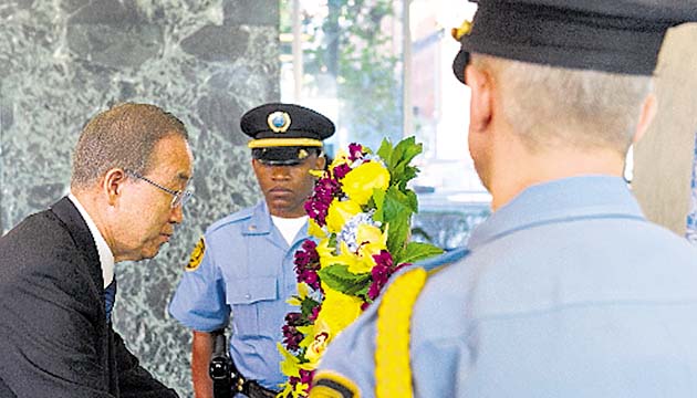 Ban Ki-moon espera que llegue la paz permanente