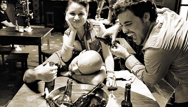 Los actores Wendy Jaramillo, Alejandro Ferrez y Rogelio Bustamante participan en la producción de ‘Kimura’.