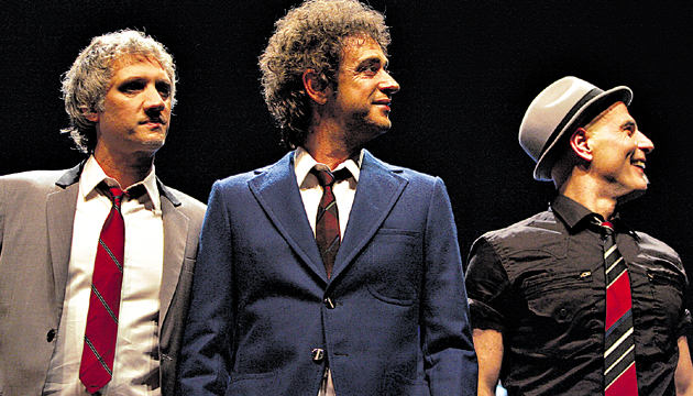 Soda Stereo. Charly Alberti, Gustavo Cerati y Zeta Bosio.