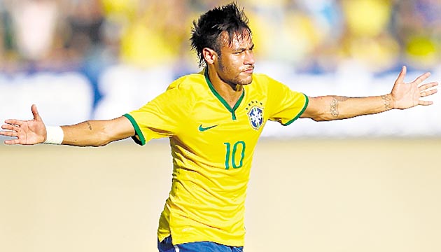 El delantero Neymar da Silva, quien se ha convertido en uno de los astros a nivel mundial, es visto como uno de los mejores jugadores para el Mundial 2014.(EFE )