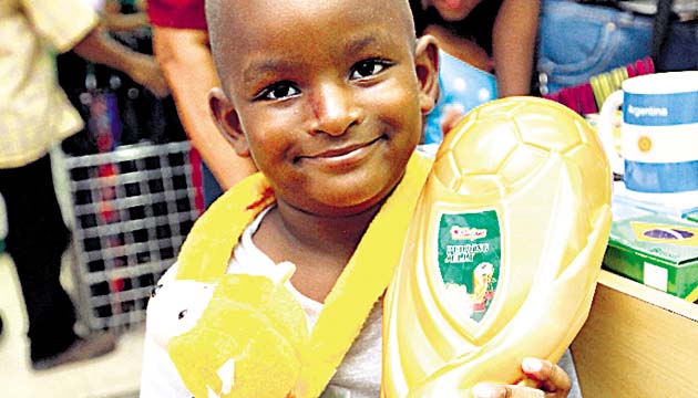 La selección brasileña es la preferida de los pequeños.(Anayansi Gamez)
