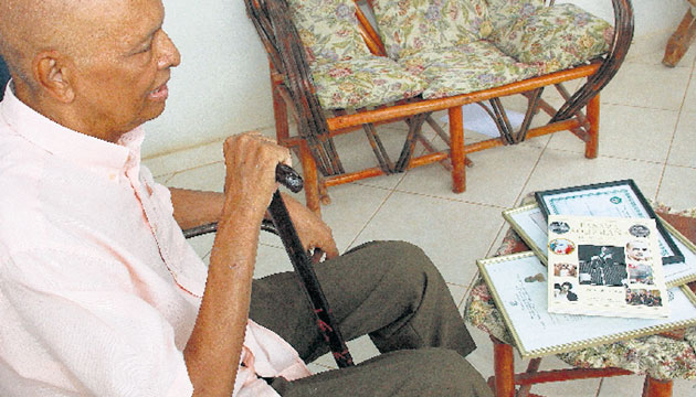 Desde su casa, ahora a la venta, recuerda su lucha por la soberanía.(Raimundo Rivera)
