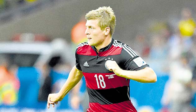Toni Kroos disputó los siete partidos con Alemania en Brasil 2014.(Archivo)