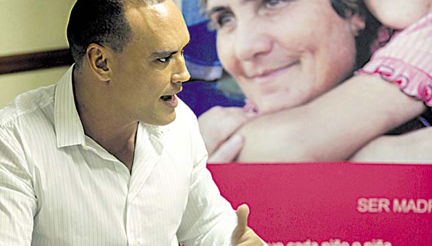 Domingo Barrios reconoció que es un problema estatal de arrastre.(Carlos Lemos)