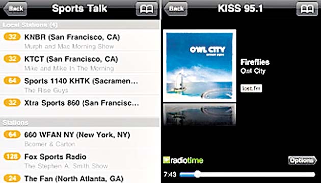 TuneIn Radio: Esta aplicación ofrece más de 70,000 estaciones de radio de todo el mundo para que escuches, entre otras cosas, tu música favorita, noticias, deportes, entre otras.