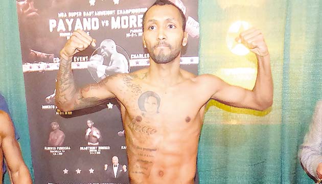 117.6 libras registró Anselmo “Chemito” Moreno en la báscula.(Enyoline Barría, enviada especial Mesquite, Texas)