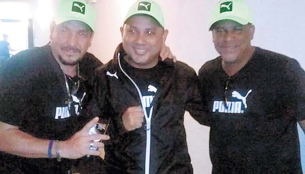 Este es el equipo que acompaña al istmeño Anselmo Moreno.(Enyoline Barría, enviada especial Mesquite, Texas)