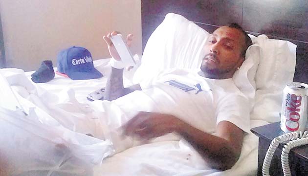 Relajado. 10 Deportivo tuvo acceso a la habitación del campeón istmeño, “Chemito” Moreno, con el que pudo conversar durante algunos minutos.