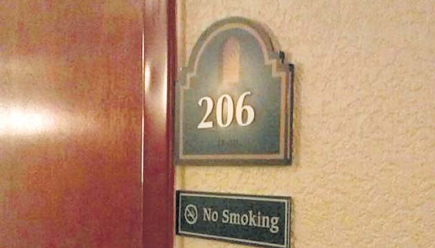 A tenerlo en cuenta. Para los supersticiosos, “El Fantasma” (apodo del panameño Anselmo Moreno) se encuentra alojado en la habitación 206.