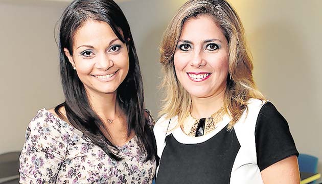 8. Nora Castillo y Alma Gordón.