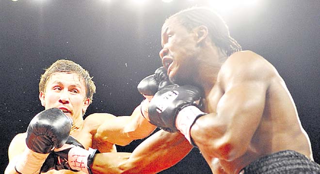 Golovkin defendió el título en Panamá ante Kassim Ouma.(Archivo)