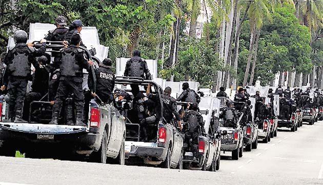 Fuerzas federales toman el control de 13 municipios