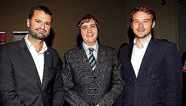 3. Artur Barreiros, Ben Cardoze Fábrega y Edouard Manche.
