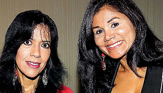 7. Lila Arredondo y Gisela Moreno.