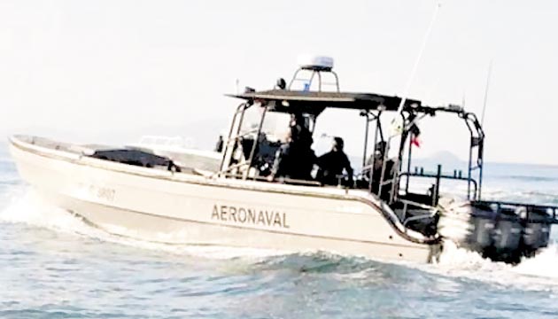El rescate se dio vía aérea y marítima la tarde de ayer.(Archivo)