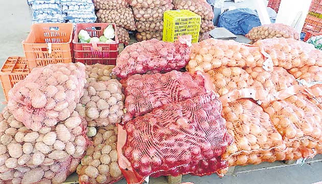 Hacen inventario de papa y cebolla en Tierras Altas