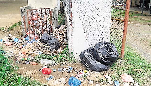En Barrio Balboa, en La Chorrera, la gente ya decidió enterrar la basura