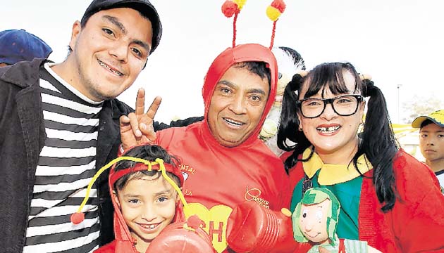 Grandes y chicos vistieron como sus personajes preferidos.
