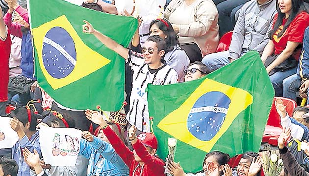 Brasil estuvo presente en este homenaje.